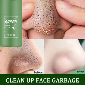 Original 40g Remove Blackhead Green Tea Solid Mask Cleansing Stick Mask Smear Dispel Acne Blemish Mark Scar Korean Face Clean